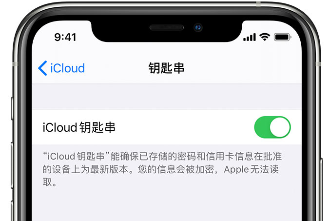 西湖苹果手机维修分享在 iPhone 上开启 iCloud 钥匙串之后会储存哪些信息 