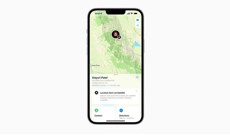 西湖苹果14维修分享iPhone14系列中 FindMy功能通过卫星分享位置方法教程 