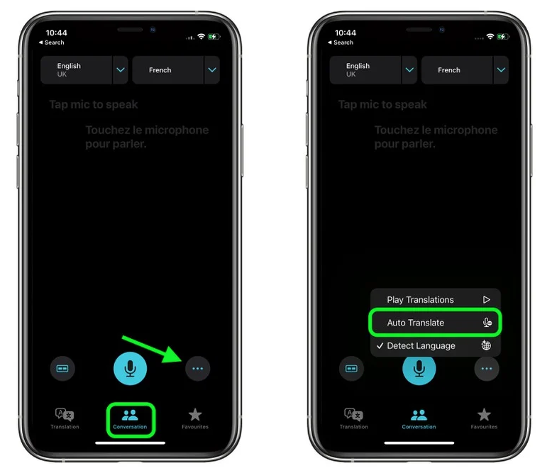 西湖苹果手机维修分享iOS 15 “翻译” App 新改进 