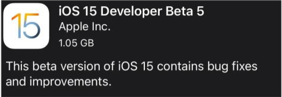 西湖苹果手机维修分享如何升级到iOS15.0 beta5 